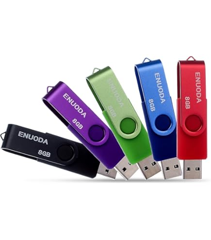 Amazon.com: ENUODA 8GB USB Flash Drive 5 Pack 8GB Thumb Drives
